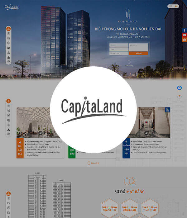 Landing Page chung cư bất động sản